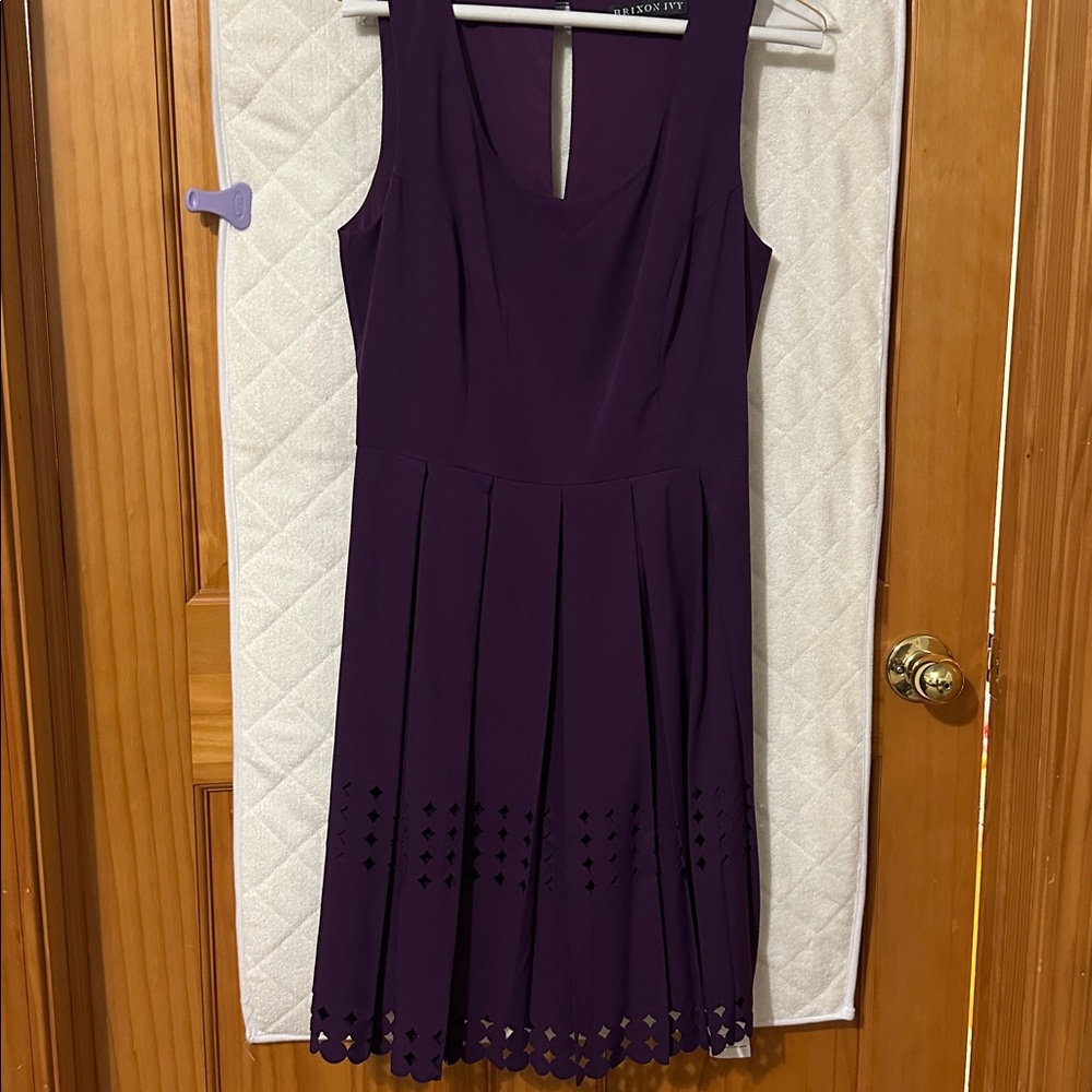 Brixon Ivy Deep Purple Sleeveless Dress